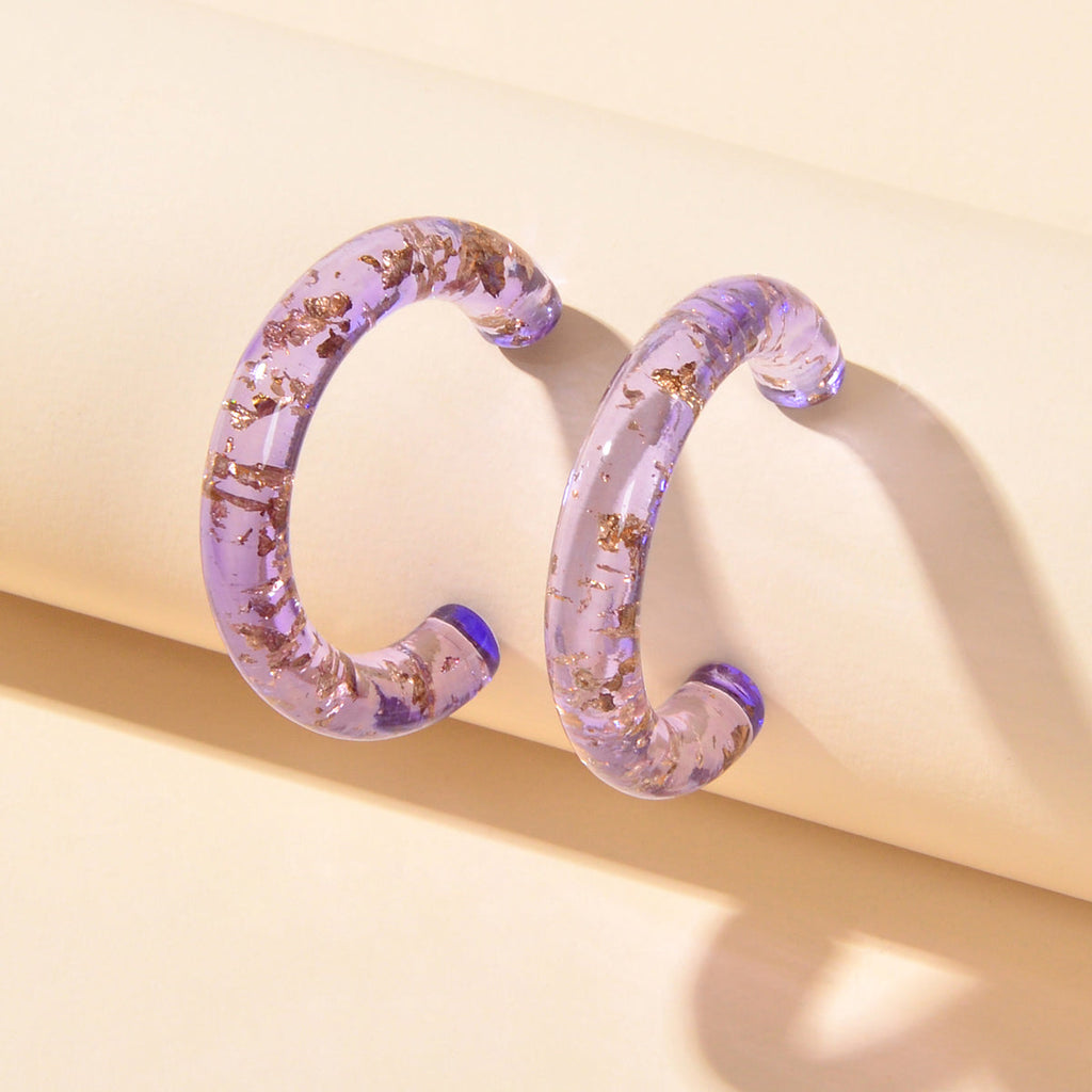Purple Acrylic Resin Hoop