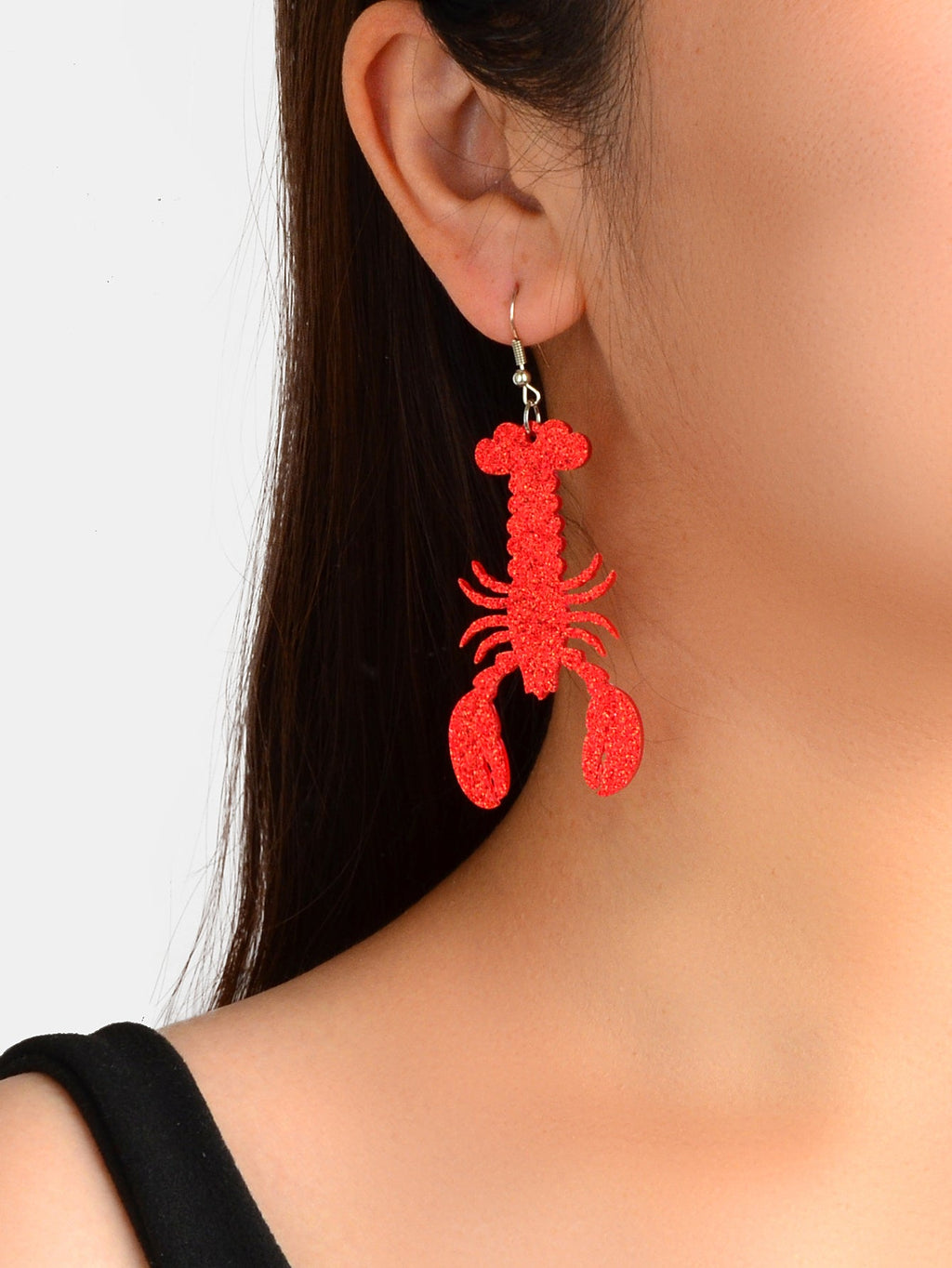 Shining Red Resin Acrylic Lobster