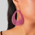 Shining Acrylic Large Water Drop Earrings