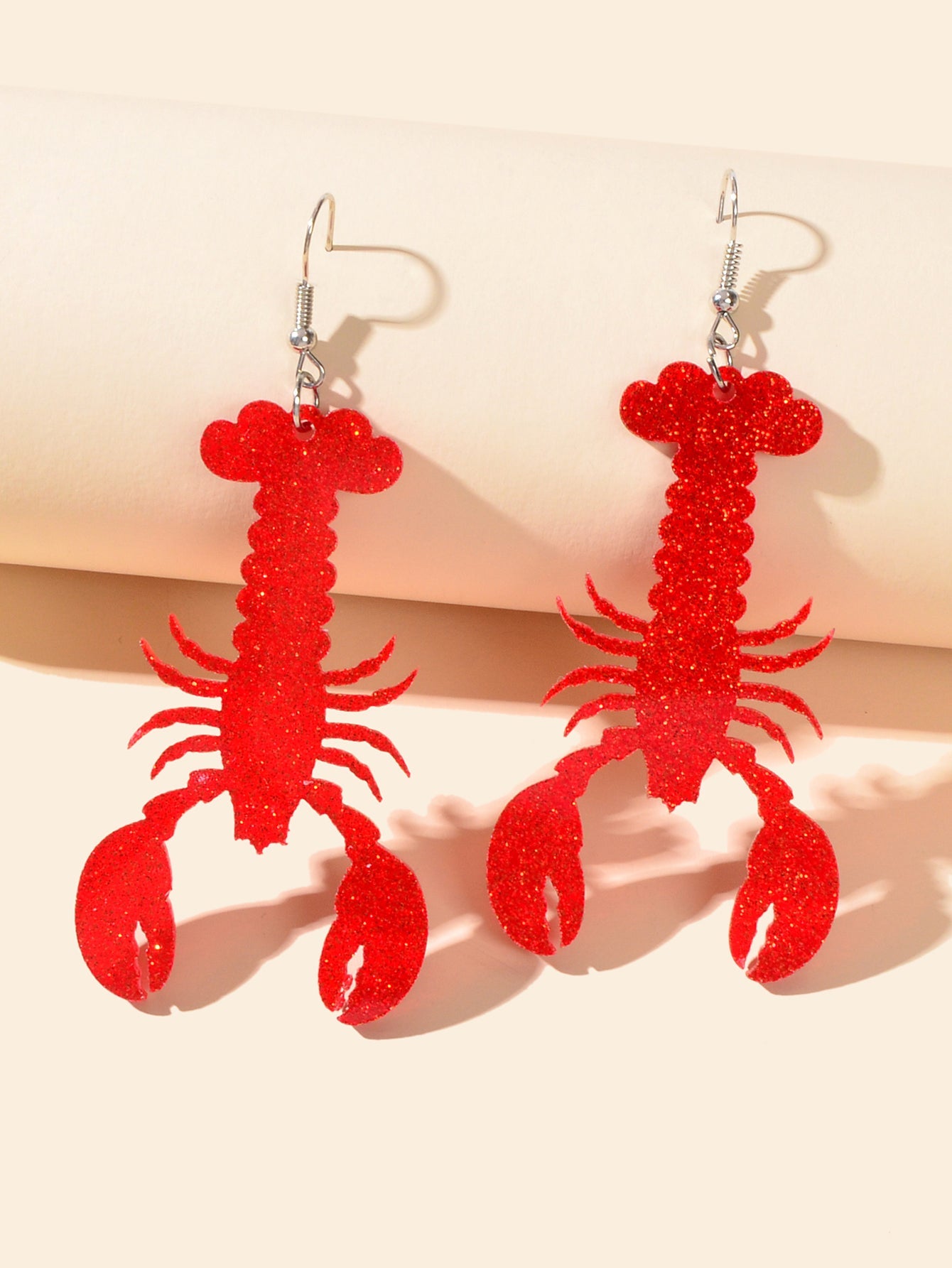Shining Red Resin Acrylic Lobster