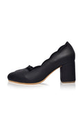 Alia Classic Leather Heels (Sz. 4 & 10.5)