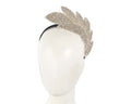 Bespoke sparkling silver fascinator by Cupids Millinery
