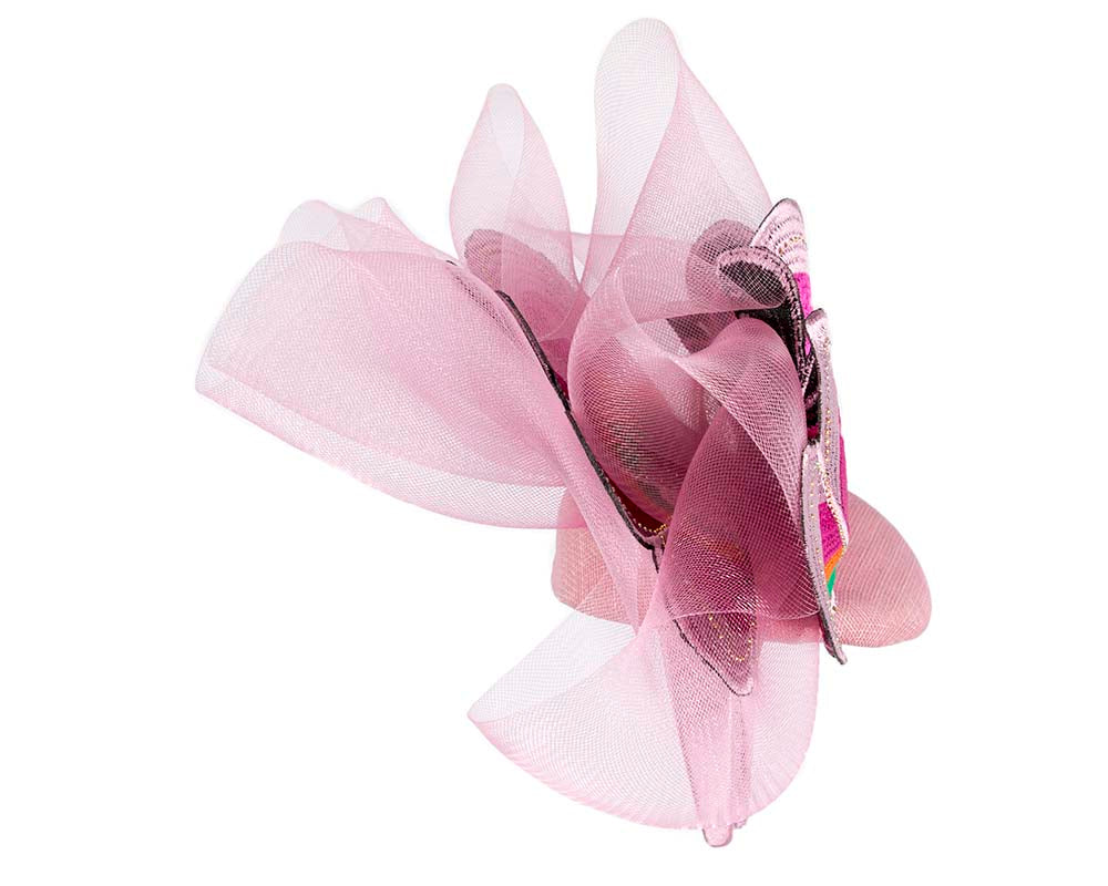 Vibrant Embroidered Fascinator by Cupids Milliner