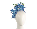 Exclusive blue flower fascinator headband by Cupids Millinery