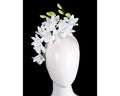 Exclusive white flower fascinator headband by Cupids Millinery