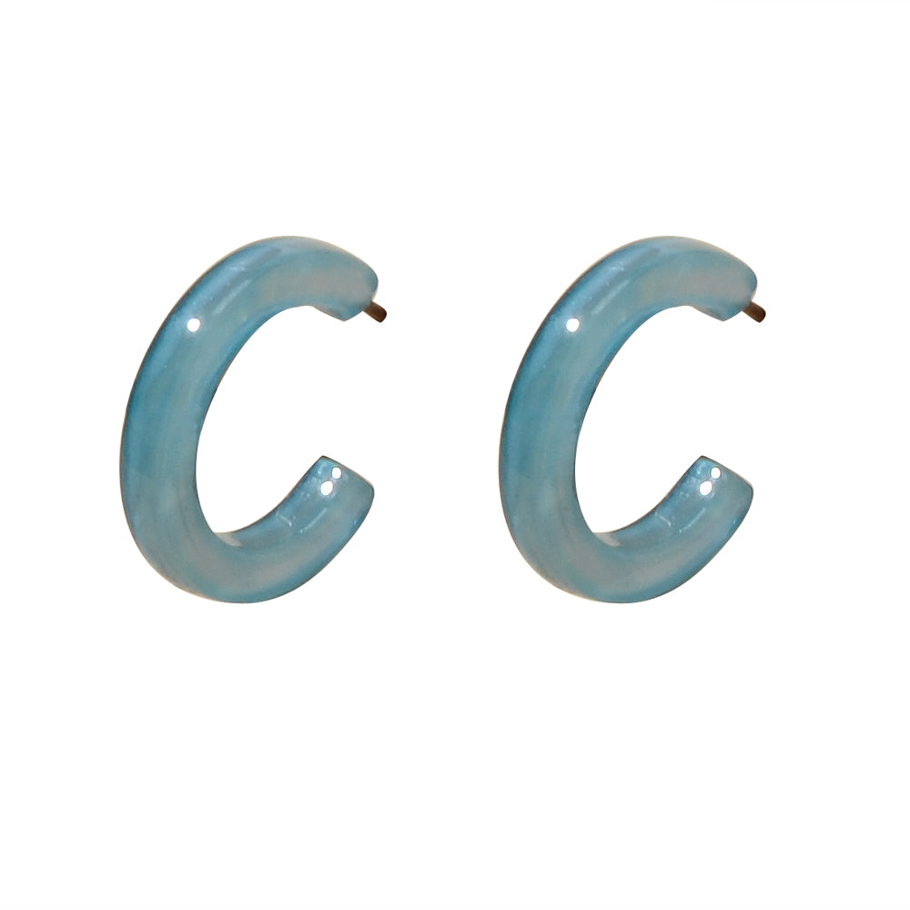 Acrylic Hoop Earrings