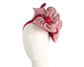 Pink & Wine racing fascinator by Max Alexander