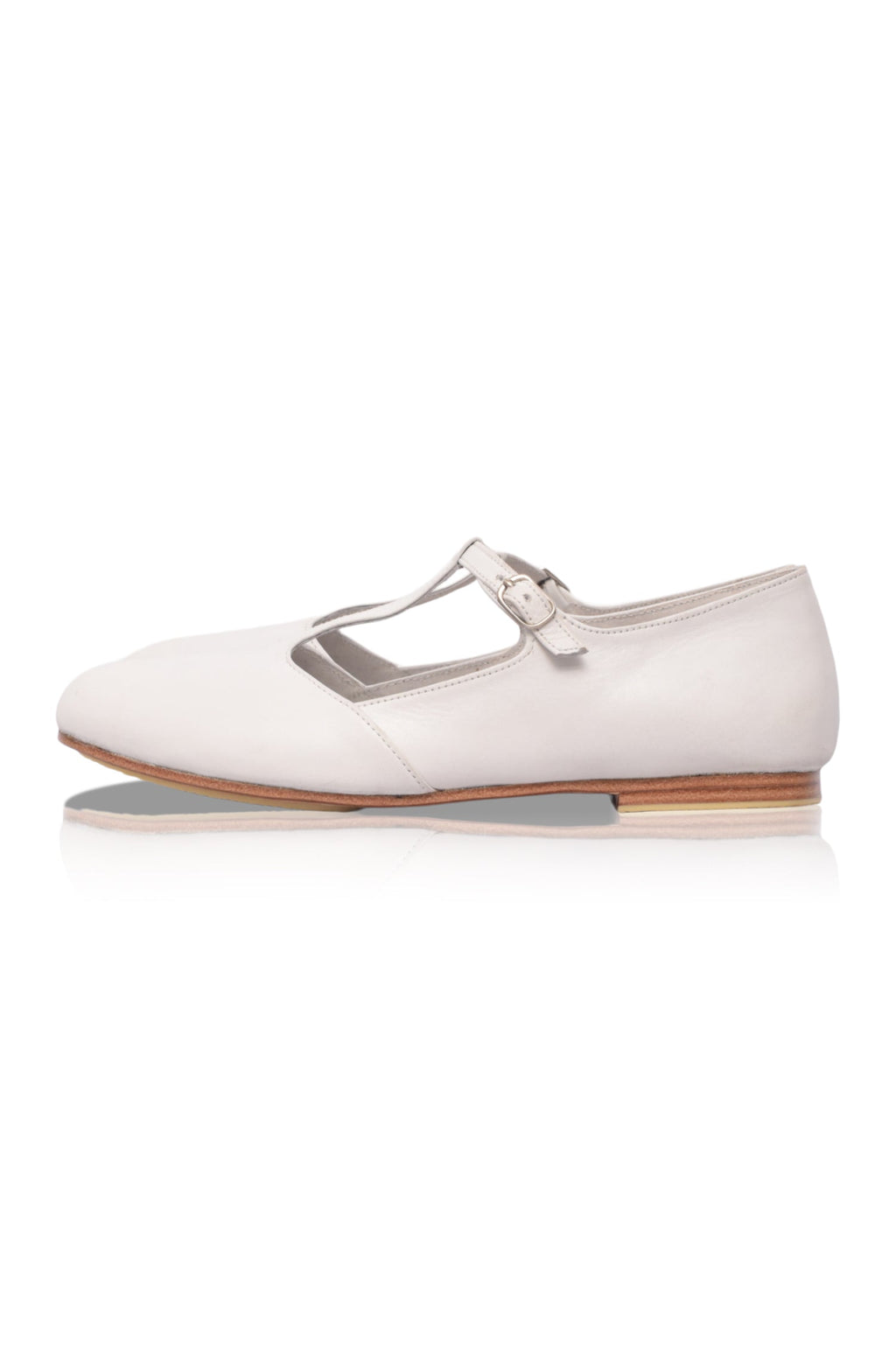 Simplicity Round Toe T-Strap Flats