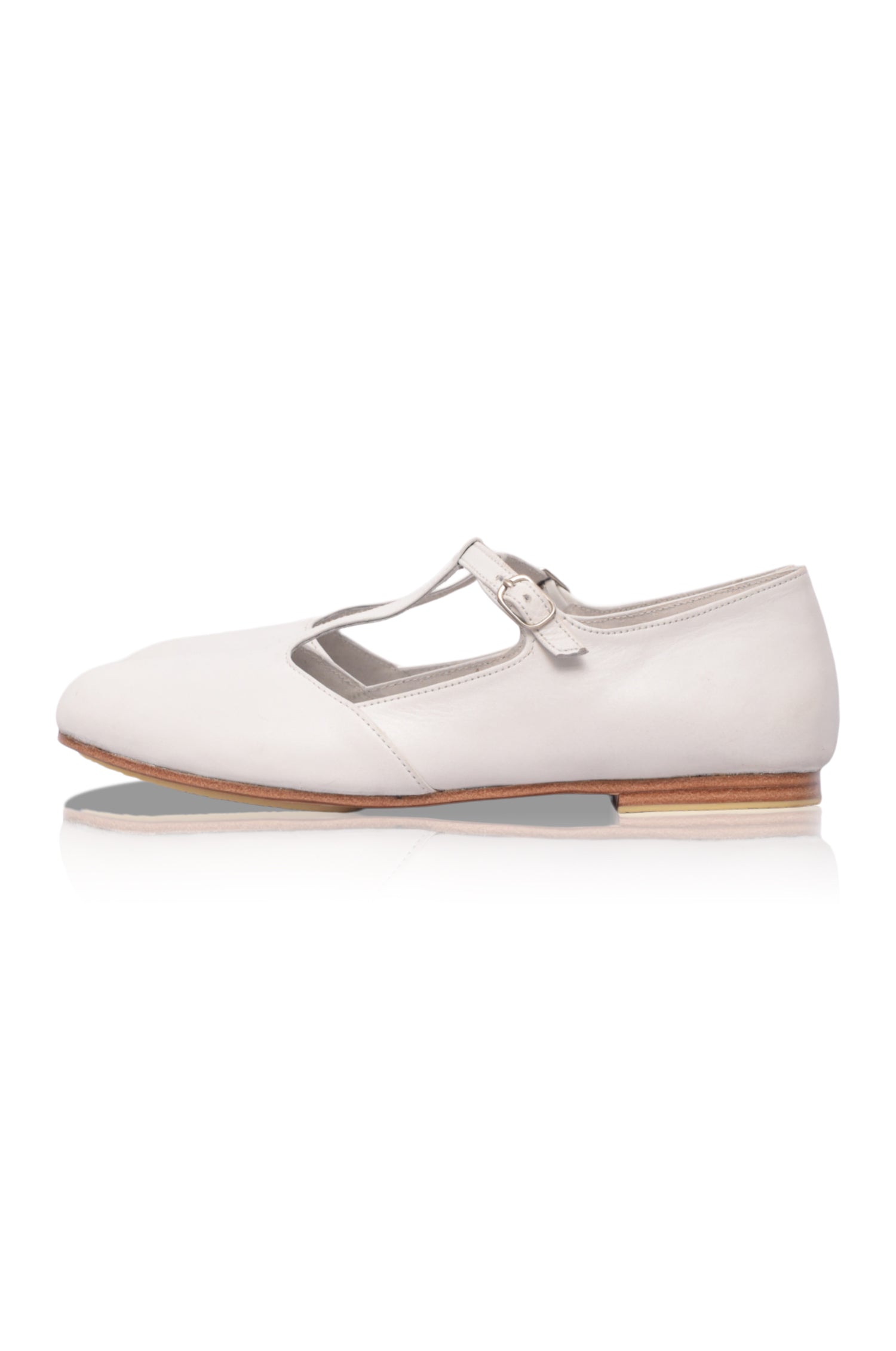 Simplicity Round Toe T-Strap Flats