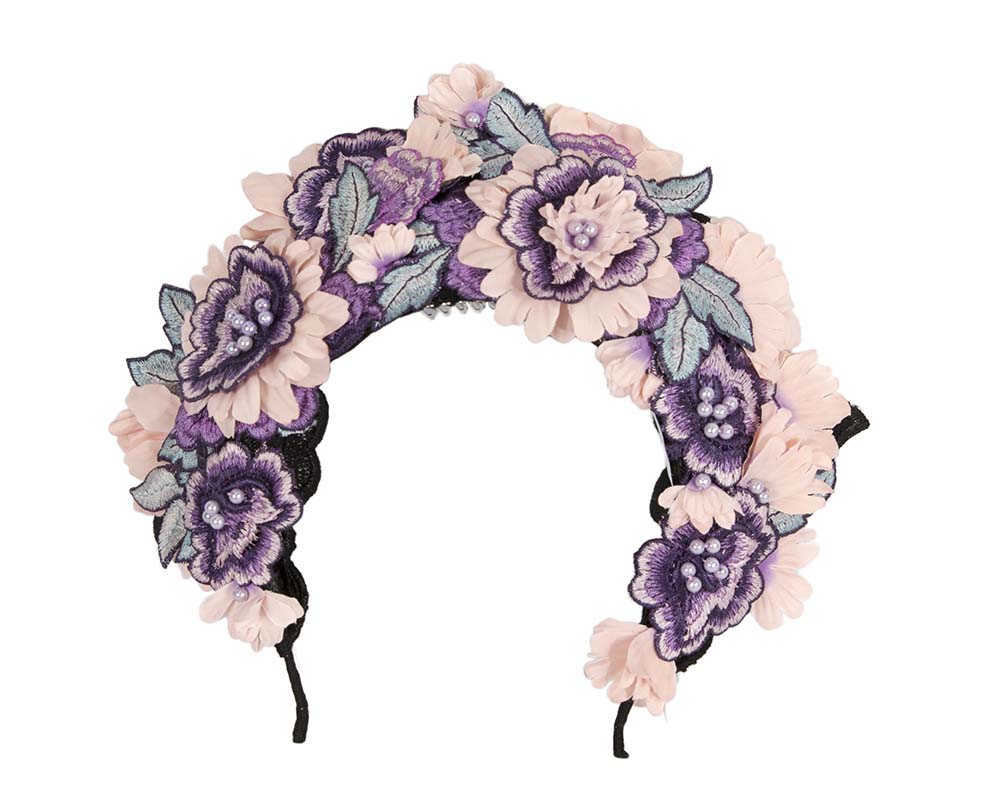 Lace flower headband by BELIEVERA