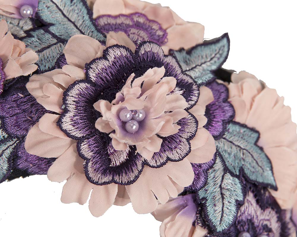 Lace flower headband by BELIEVERA