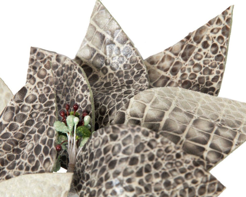 Leather flower headband by BELIEVERA