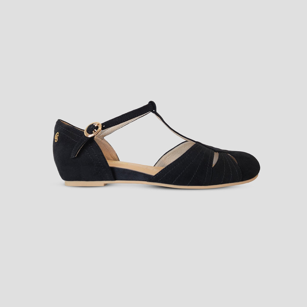 London (Black Suede)