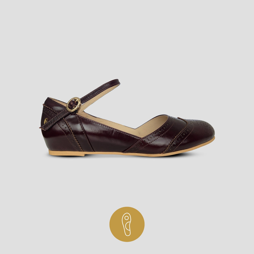 Dorian (Dark Cocoa) with Biomechanical Insole